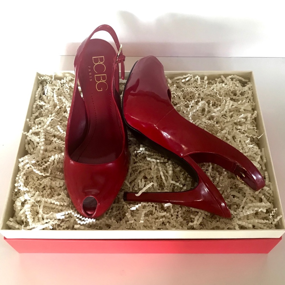 BCBG Paris Leslie Red High Heels